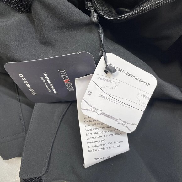 Dewbu Women’s Softshell Heated Jacket – Black - Picture 7 of 9